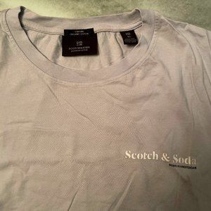 Scotch and Soda Organic Cotton T-Shirt 'Light Purple'